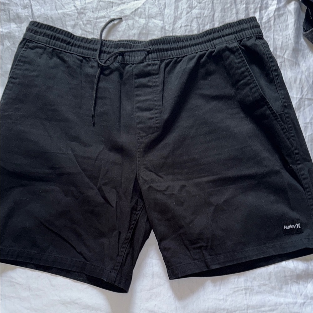 Hurley Jet Black Casual Shorts